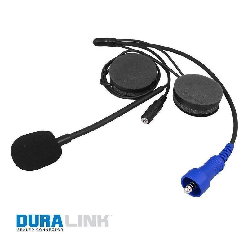 Rugged Radios Offroad Wired Helmet Kit With Alpha Audio Speakers Mic & 3.5Mm Earbud Jack 1