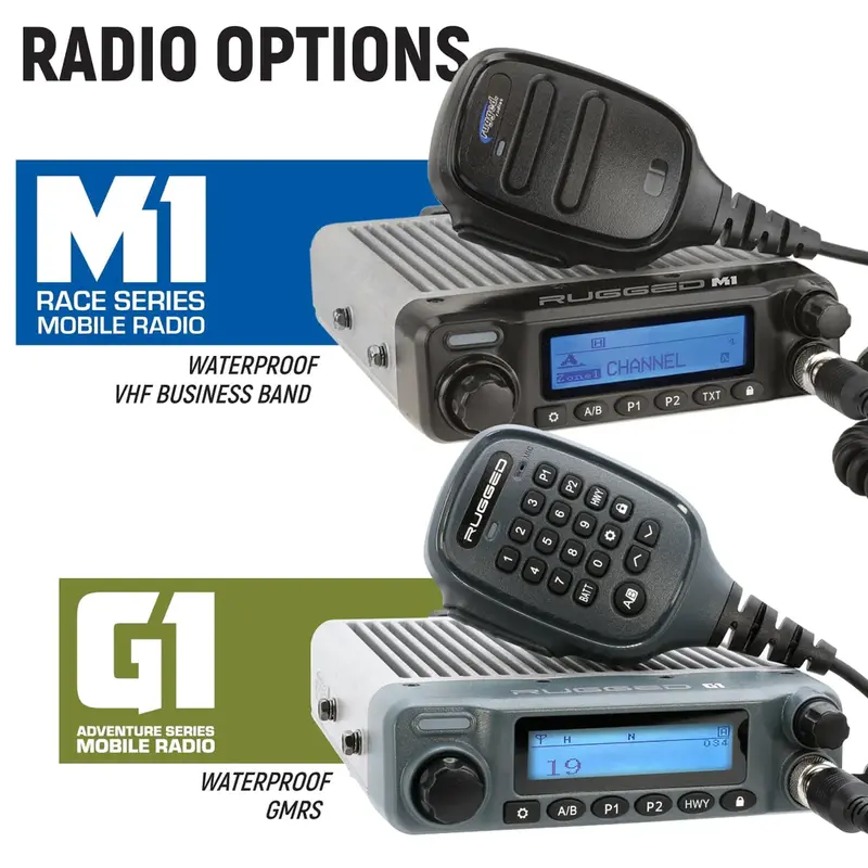 Rugged Radios Polaris Rzr Rs1 Complete Communication Kit With Bluetooth And 2-Way Radio 4