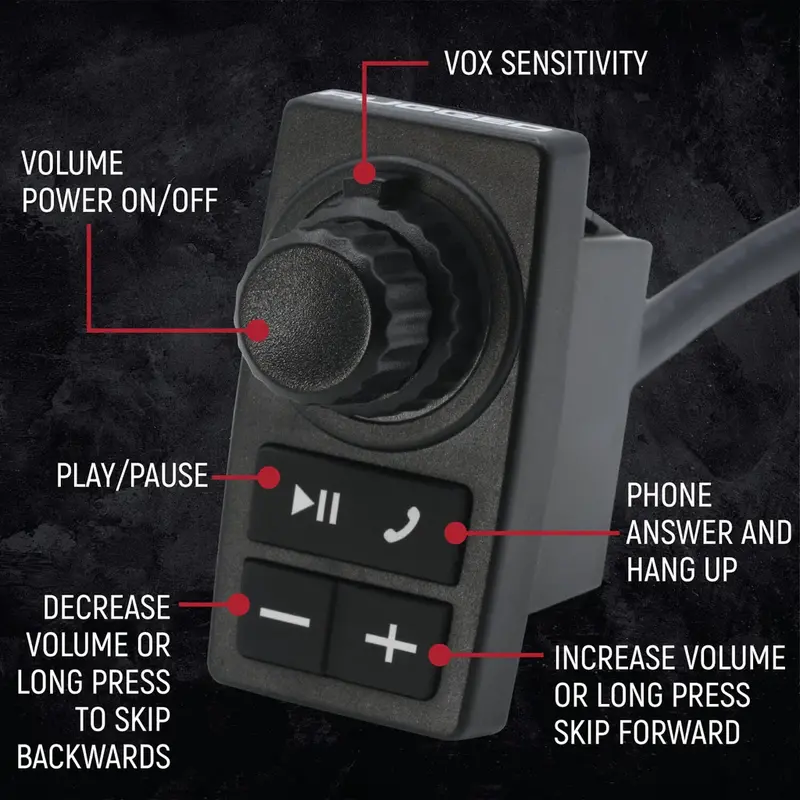 Rugged Radios Polaris Rzr Xp Complete Communication Kit With Rocker Switch Intercom And 2-Way Radio 4