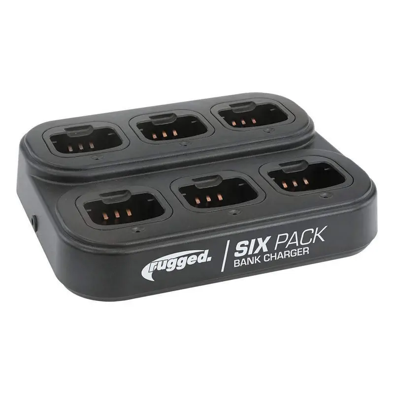Rugged Radios R1 Handheld Radio 6-Pack Bank Charger 1