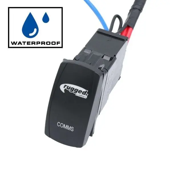 Rugged Radios Rocker Power Switch For Waterproof Mobile Radios And Rugged Intercoms 1