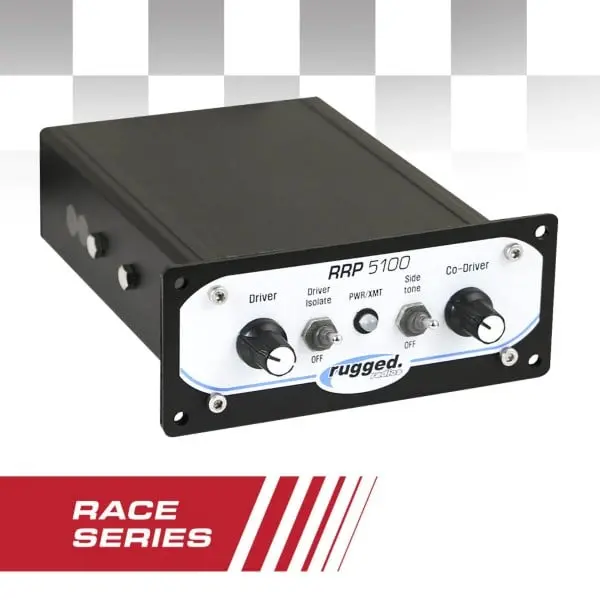 Rugged Radios Rrp5100 Pro Race Series Panel Mount 2 Person Intercom 1