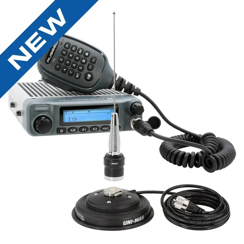 Rugged Radios Rugged G1 Adventure Series Waterproof Gmrs Mobile Radio Kit 1