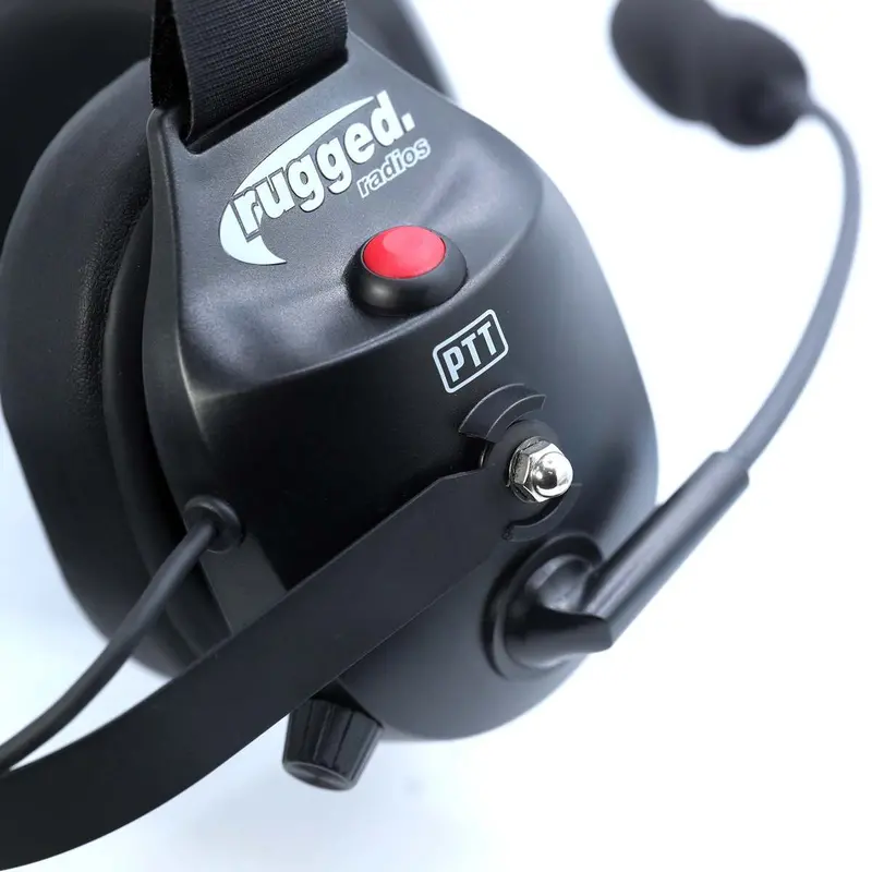 Rugged Radios Rw-H52 Behind-The-Head Bluetooth Headset For 2-Way Radios 2