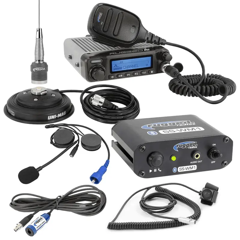 Rugged Radios Ss-Wm1 Single Seat Kit W/ Digital Radio 1