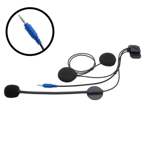 Rugged Radios Super Sport Wired Helmet Kit With Alpha Audio Speakers & Mic 1