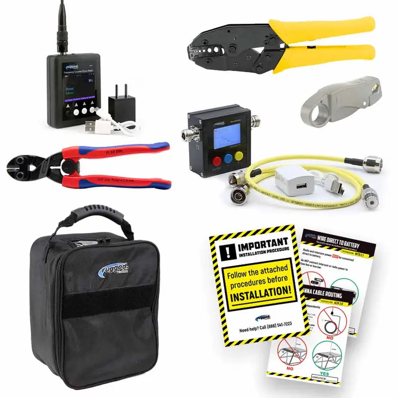 Rugged Radios Technician Tool Kit With Carrying Bag 1