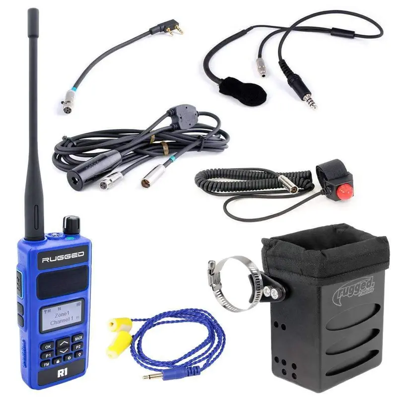 Rugged Radios The Driver - Imsa 4C Racing Kit With Rugged R1 Handheld Radio 1
