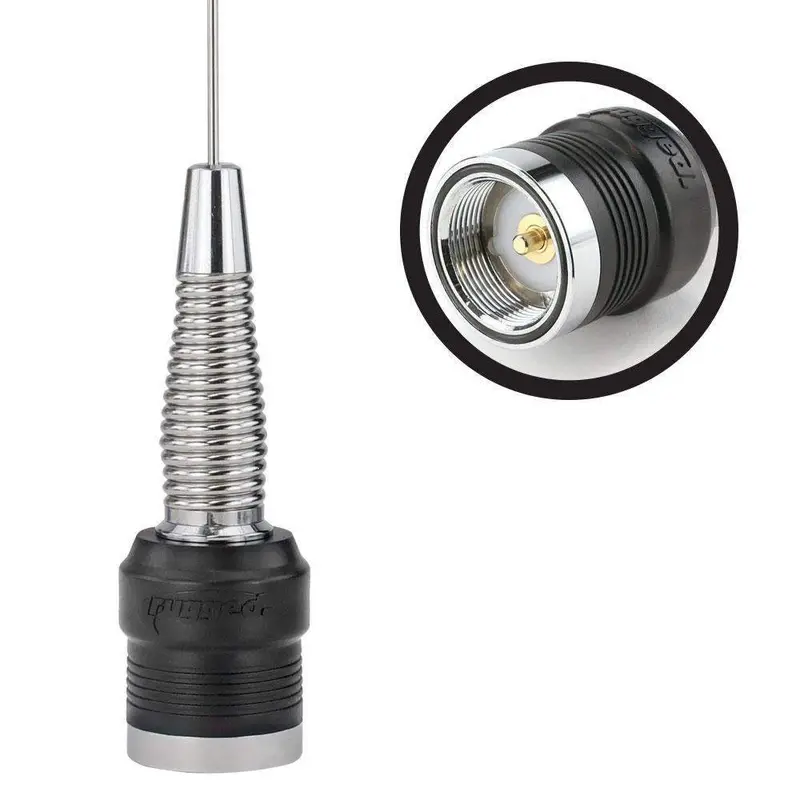 Rugged Radios Uhf &Amp; Vhf Wide Band 1/4 Wave Antenna With Spring (132 - 525 Mhz) 1