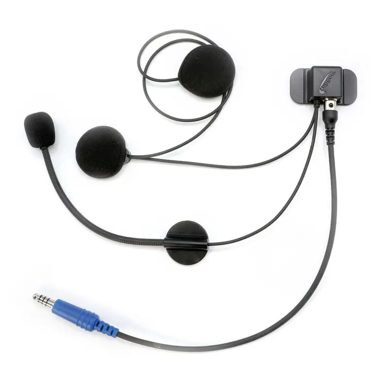 Rugged Radios Universal Wired Helmet Kit With Alpha Audio Speakers & Mic 1