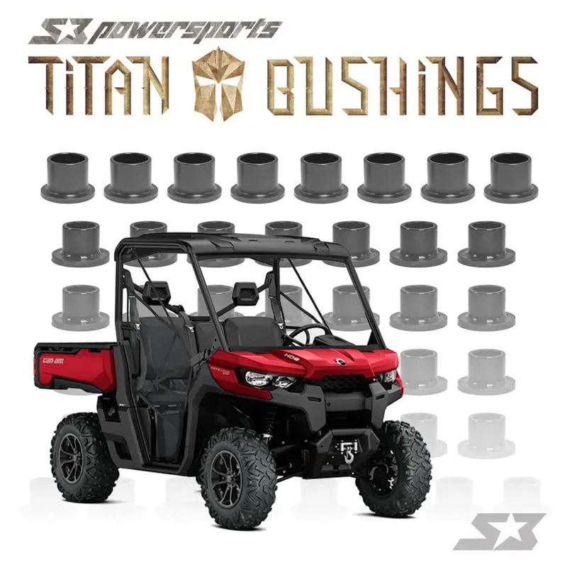 S3 Powersports '22+ Can-Am Defender Titan A-Arm Bushing Kits 1