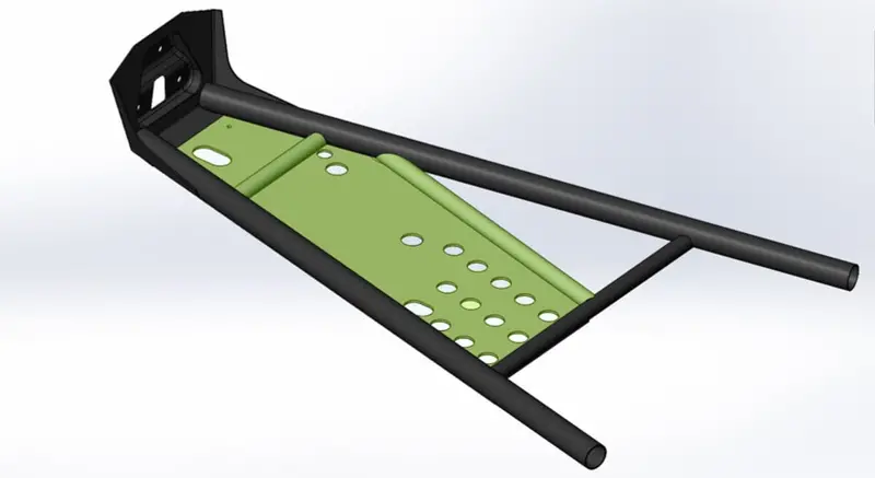 S3 Powersports '24+ Can-Am Maverick R Power Pack Weld-In Skid Plate 4