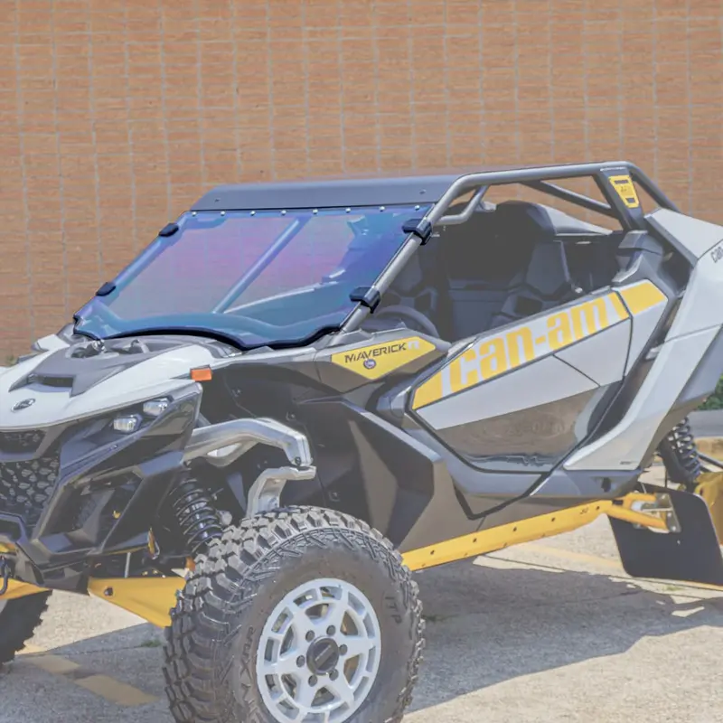 S3 Powersports Can-Am Maverick R Custom Roll Cage Windshield 2