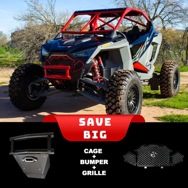 Sdr '22-'24 Polaris Rzr Turbo R 2 Seat Works Package Shorty Cage 1