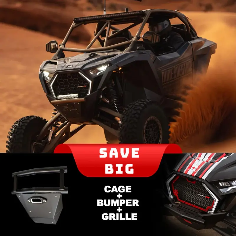 Sdr '25 Polaris Rzr Pro R Works Package Shorty Cage 1