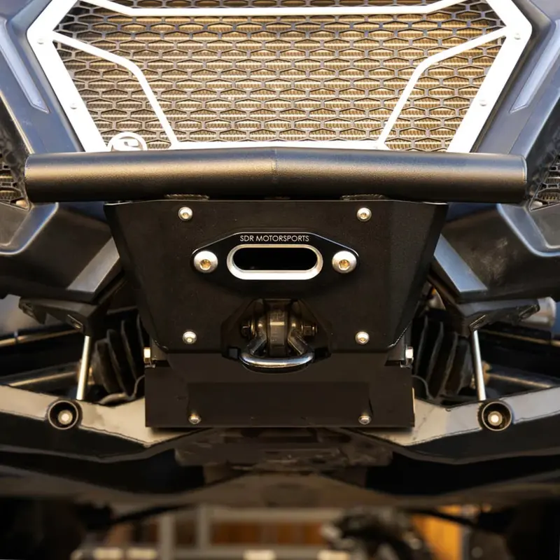 Sdr Can-Am Maverick R Single Tube Front Bumper Winch Skid Plate 1