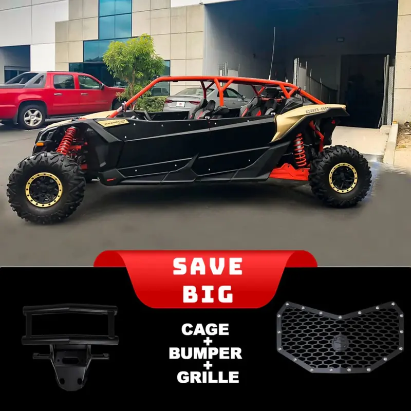 Sdr Can-Am Maverick X3 Max Works Package Sport Shorty Cage 1