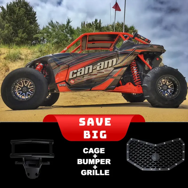 Sdr Can-Am Maverick X3 Works Package Sport Shorty Cage 1