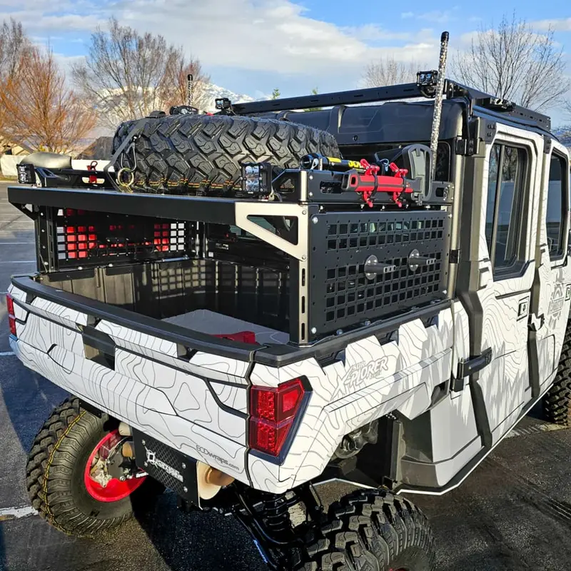 Sdr Polaris Ranger Xp 1000 X-Plorer Series Bed Rack 1