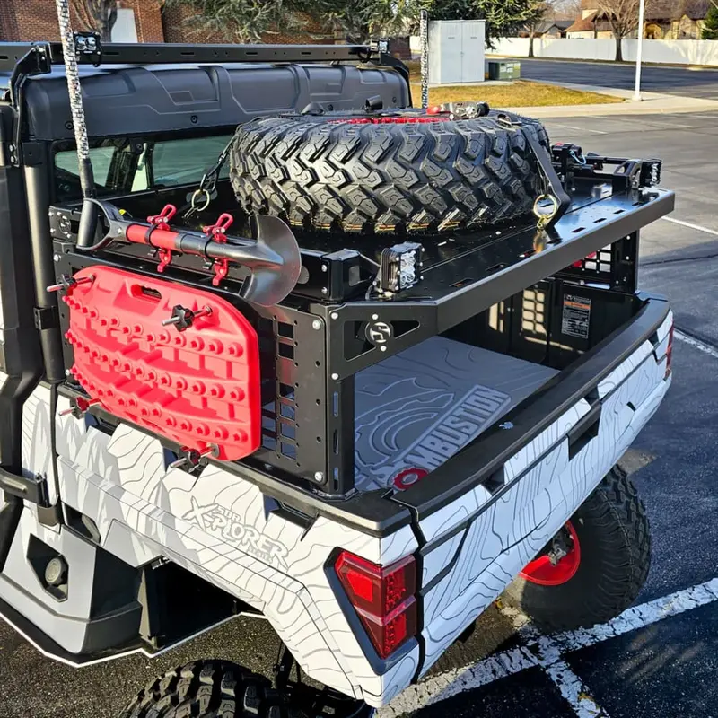 Sdr Polaris Ranger Xp 1000 X-Plorer Series Bed Rack 2