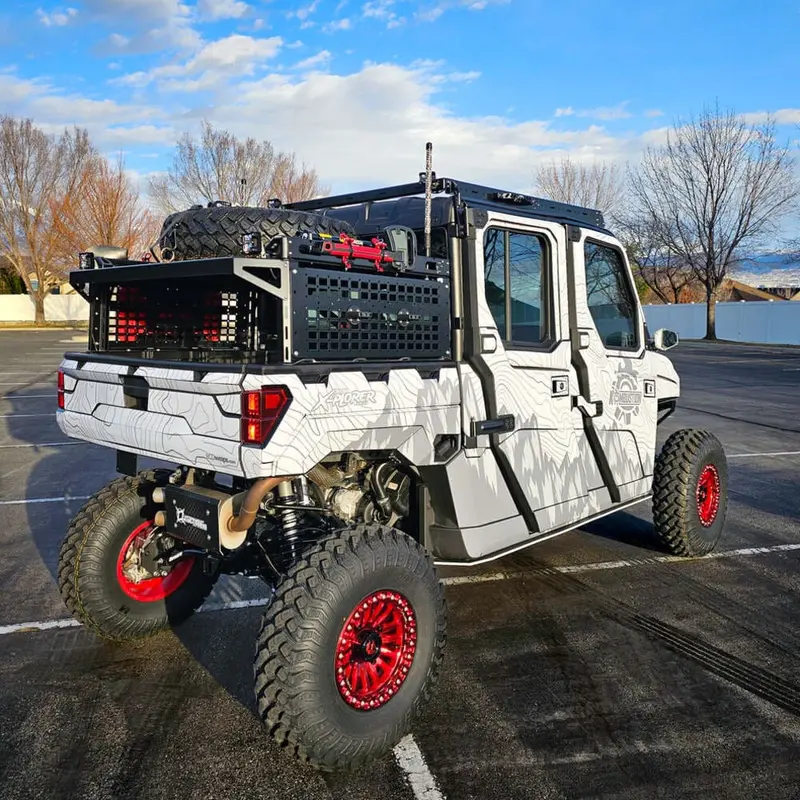 Sdr Polaris Ranger Xp 1000 X-Plorer Series Bed Rack Molle Panel Kit 1