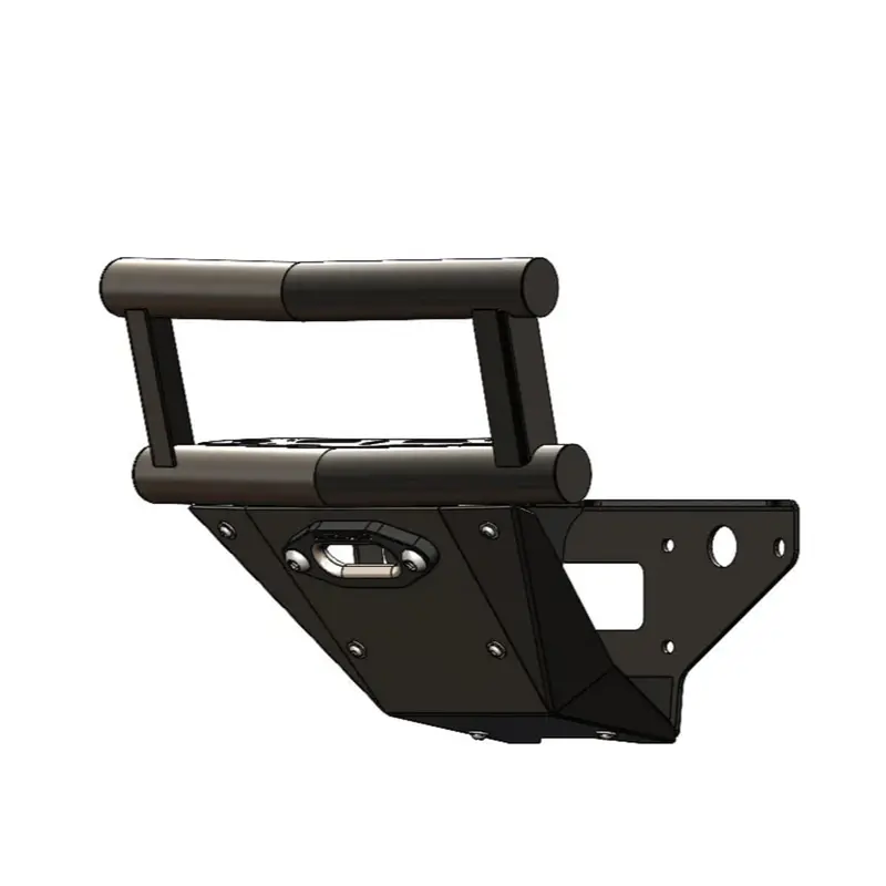 Sdr Polaris Rzr Pro Xp Double Tube Front Bumper W/ Winch Mount 1