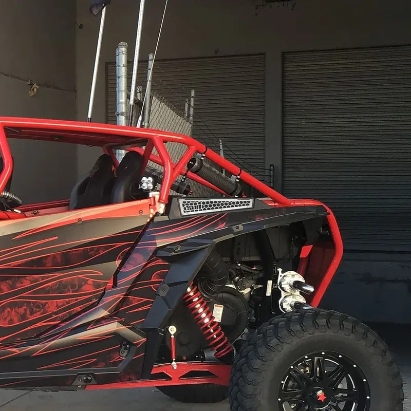 Sdr Polaris Rzr Xp 1000 / Turbo / Turbo S Bed Side Grille Kit - Short 2