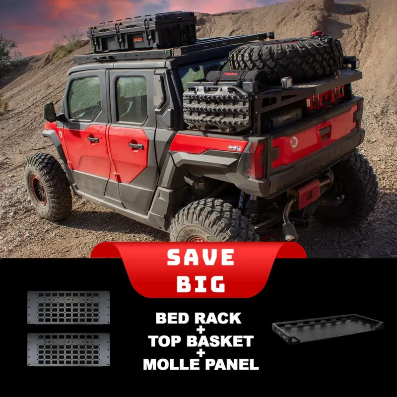 Sdr Polaris Xpedition X-Plorer Series Works Package Bed Rack System 1