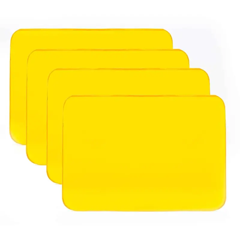Sector Seven 2X3 Spectrum Sawtooth Led Yellow Lens - 4 Pack 2