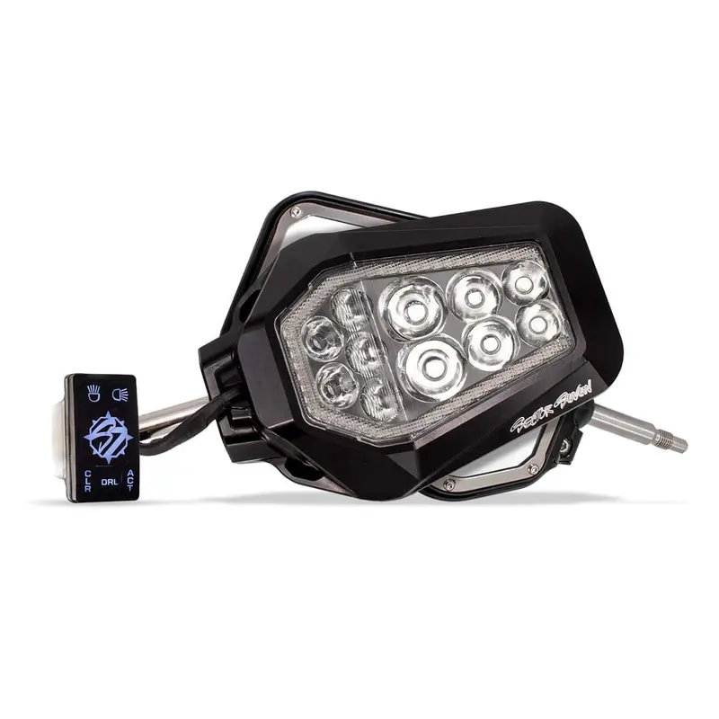 Sector Seven Prizm Led Lighted Mirrors W/ 1 3/4"-2" Infinity Mounts 1