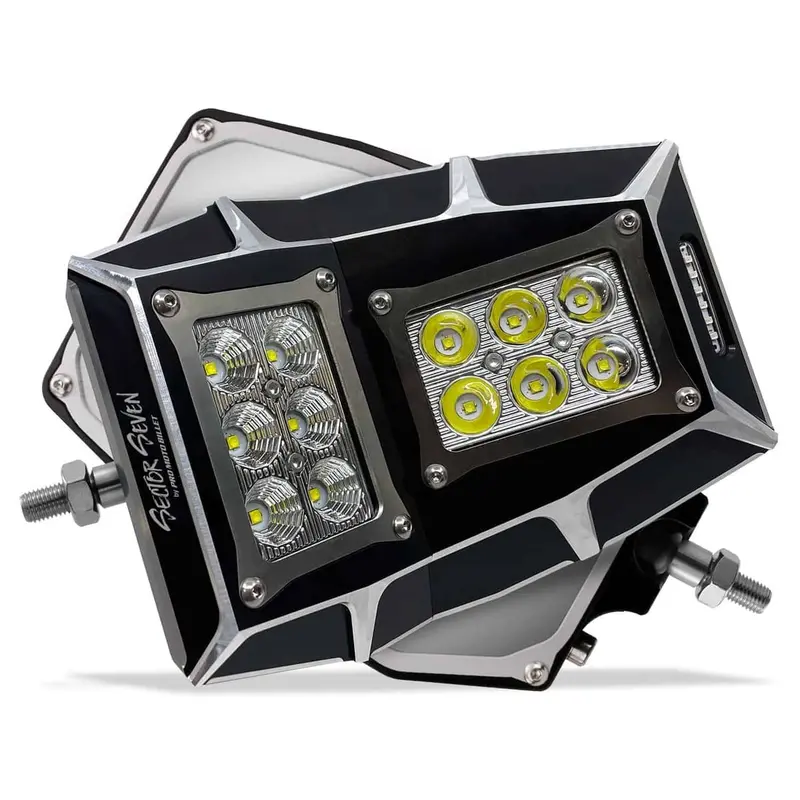 Sector Seven Sawtooth Mirrors With M10-1.25 Threaded Ball Mount 1
