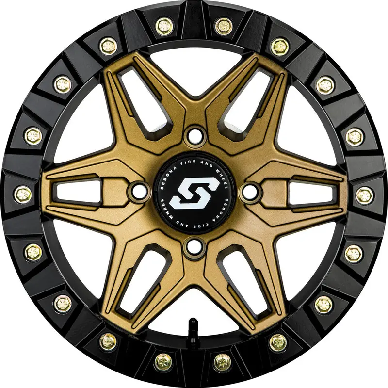 Sedona Black/Bronze Split 6 Beadlock & Maxxis Radial Carnivore Wheel & Tire Kit 4