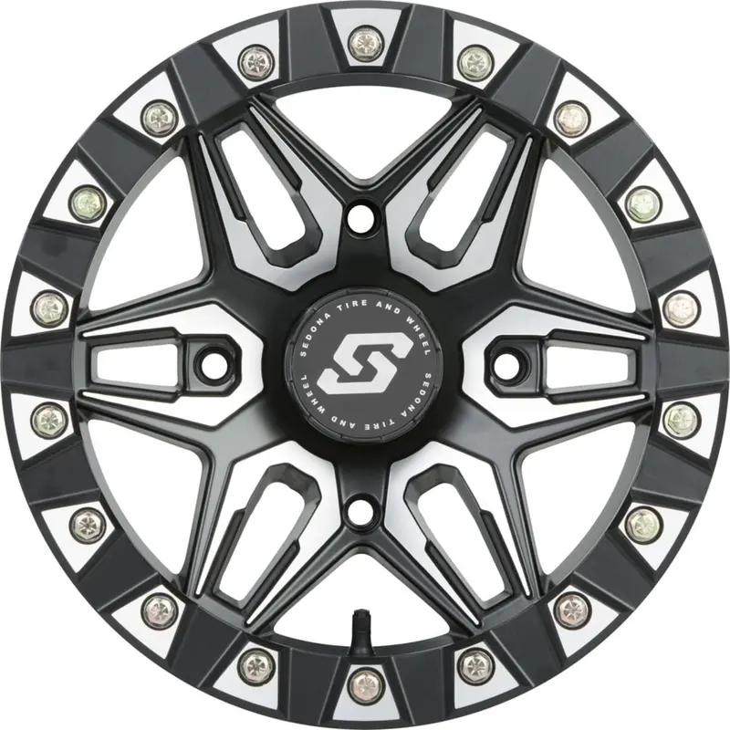 Sedona Black/Machined Split 6 Beadlock & System 3 Xcr350 Radial Wheel & Tire Kit 4