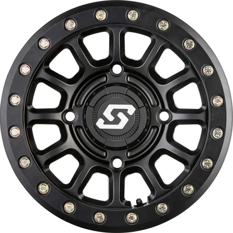Sedona Black Sano Beadlock & Sedona Ridge Saw Wheel & Tire Kit 5