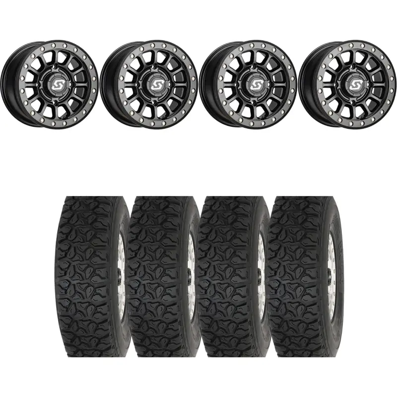 Sedona Black Sano Beadlock & System 3 Off-Road Dx440 Wheel & Tire Kit 1