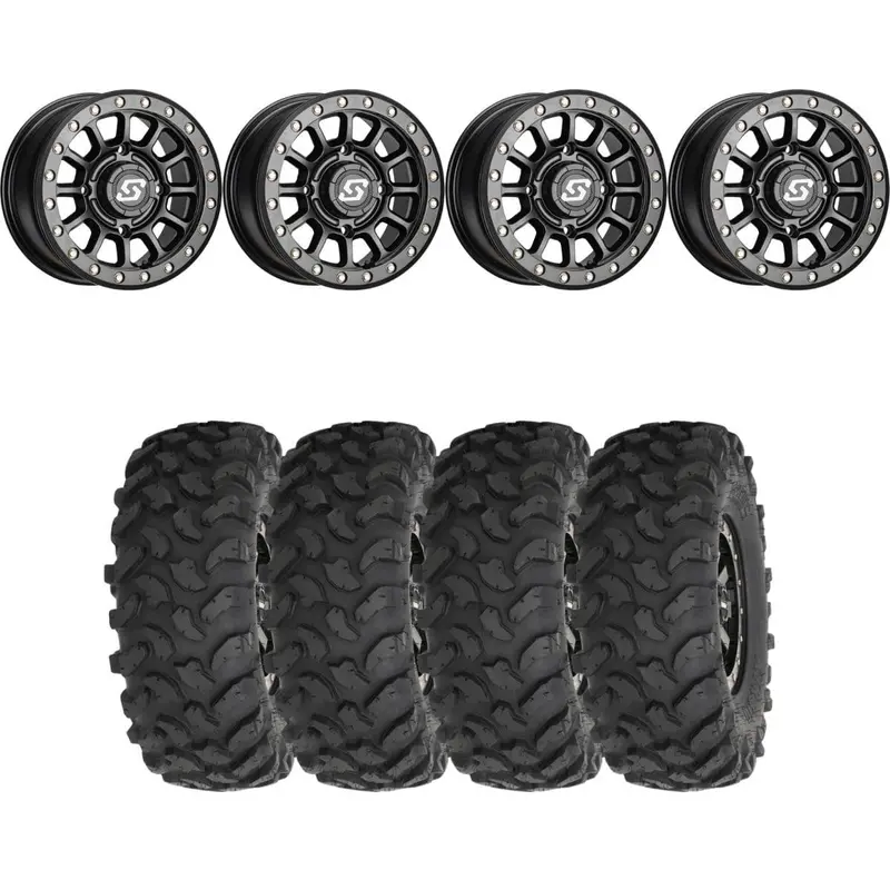 Sedona Black Sano Beadlock & System 3 Offroad Xtr370 Wheel & Tire (Working) 1