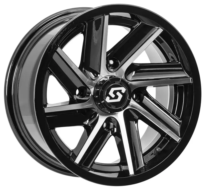 Sedona Chopper Wheel - Black Machined 1