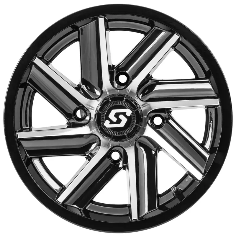 Sedona Chopper Wheel - Black Machined 2