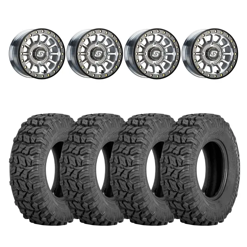 Sedona Machined Sano Beadlock & Sedona Coyote Wheel & Tire Kit 1