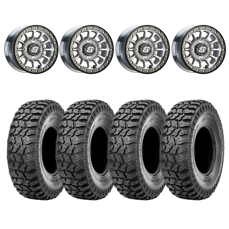 Sedona Machined Sano Beadlock & Sedona Ridge Saw Wheel & Tire Kit 1