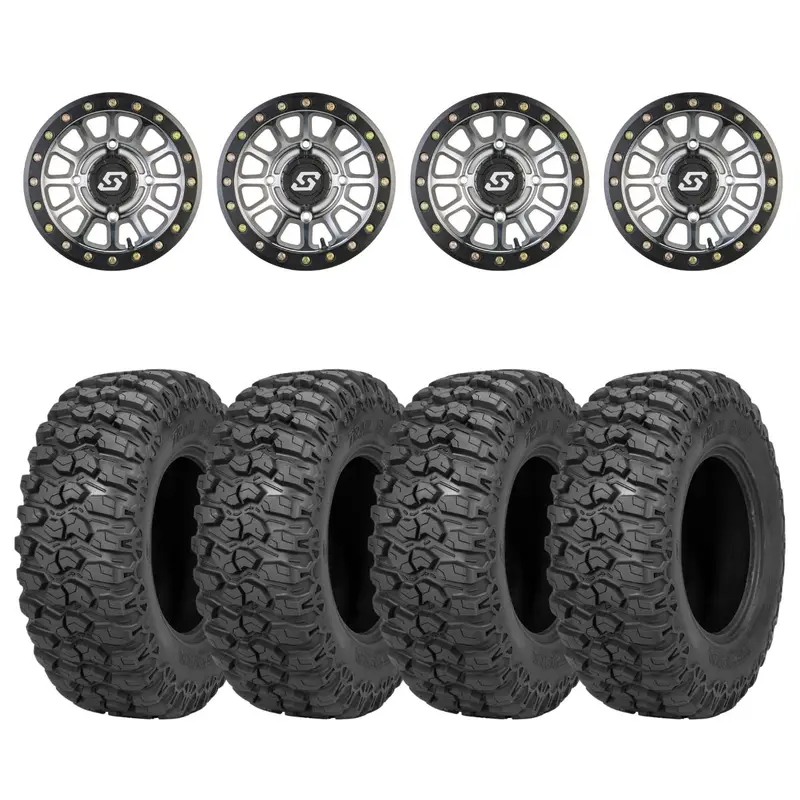 Sedona Machined Sano Beadlock & Sedona Trail Saw Wheel & Tire Kit 1
