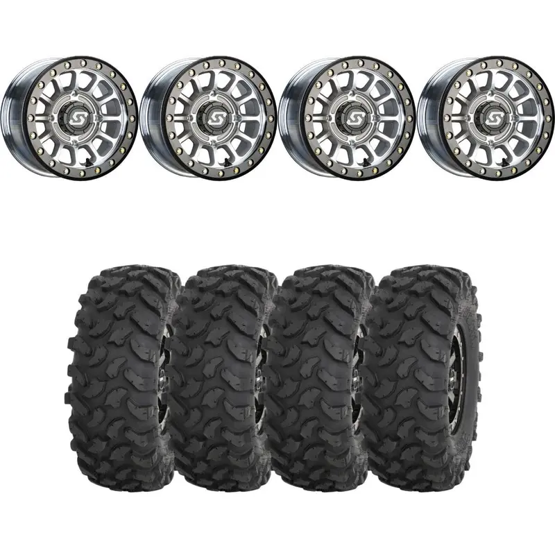 Sedona Machined Sano Beadlock & System 3 Offroad Xtr370 Wheel & Tire Kit 1