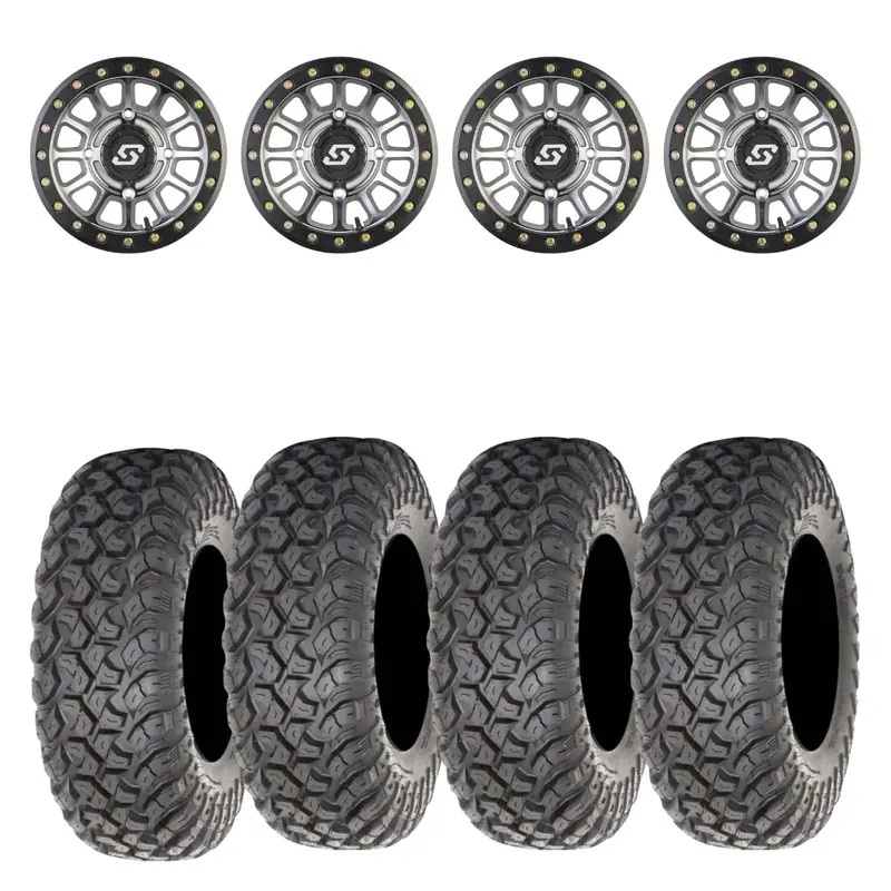 Sedona Machined Sano Beadlock & System 3 Rt320 Radial Wheel & Tire Kit 1
