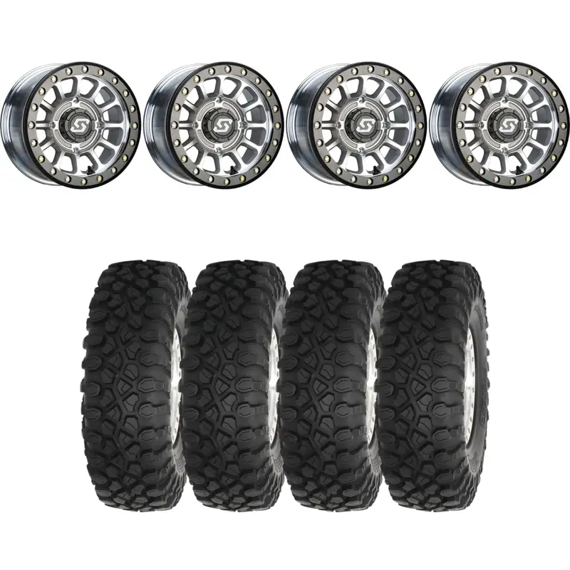 Sedona Machined Sano Beadlock & System 3 Xc450 Radial Wheel & Tire Kit 1