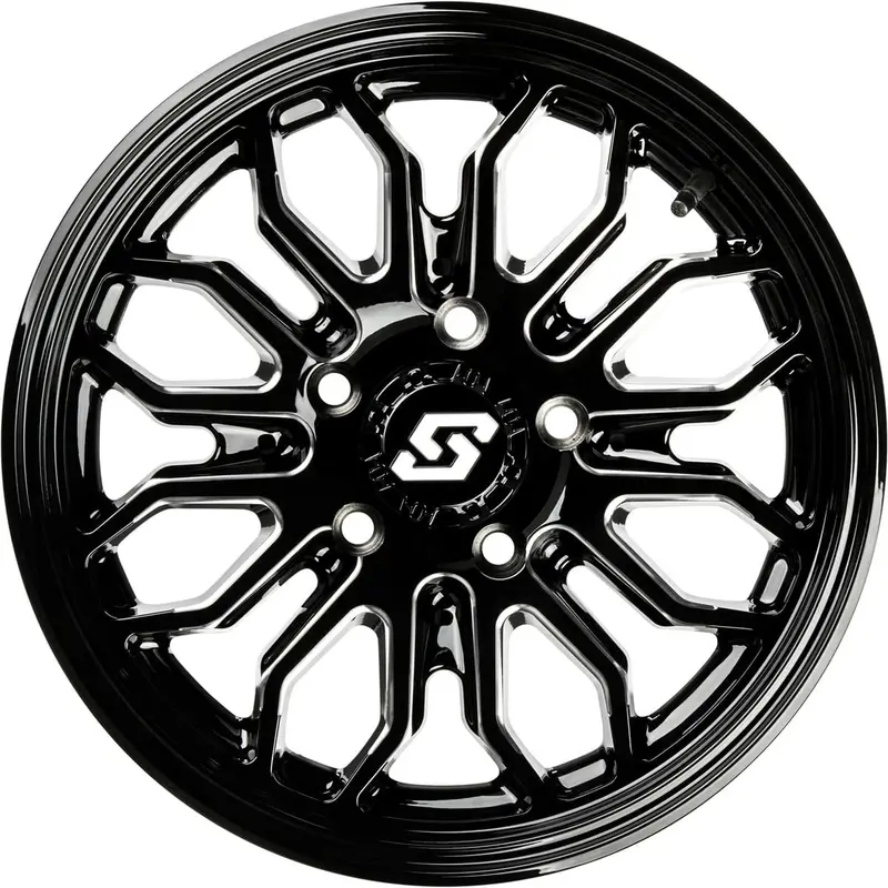Sedona Onyx Non-Beadlock Wheel - Black/Machined 1