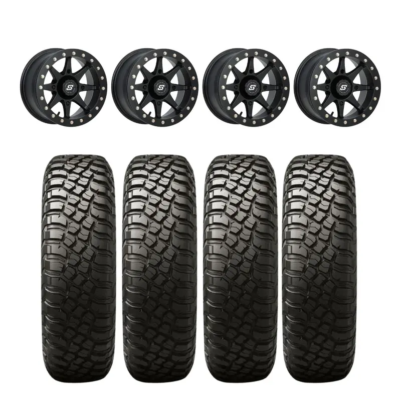 Sedona Storm Beadlock & Bfgoodrich T/A Km3 Mud-Terrain Utv Wheel & Tire Kit 1