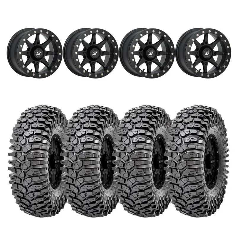 Sedona Storm Beadlock & Maxxis Radial Roxxzilla Wheel & Tire Kit 1