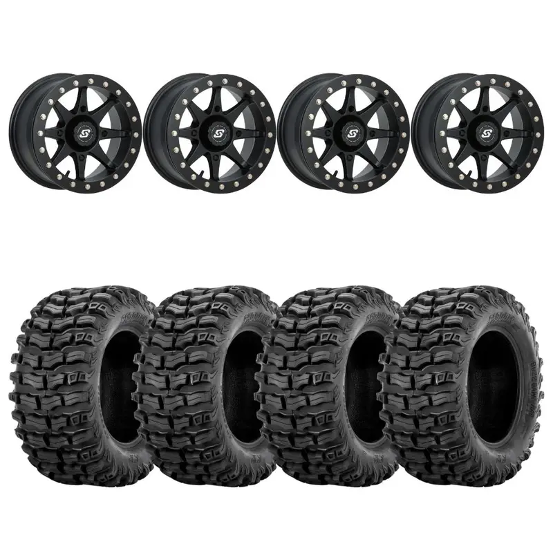 Sedona Storm Beadlock & Sedona Buzz Saw Rt Wheel & Tire Kit 1
