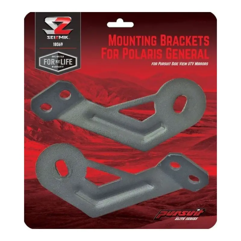Seizmik '16-'21 Polaris General 1000 Mirror Mounts 1