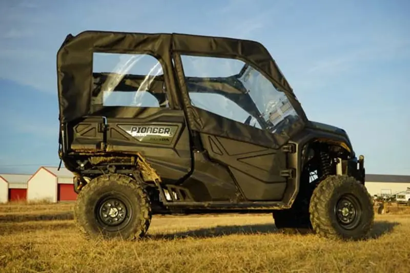 Seizmik '16-'25 Honda Pioneer 1000-5 Soft Doors Middle And Rear Windows W/ Zipper 1